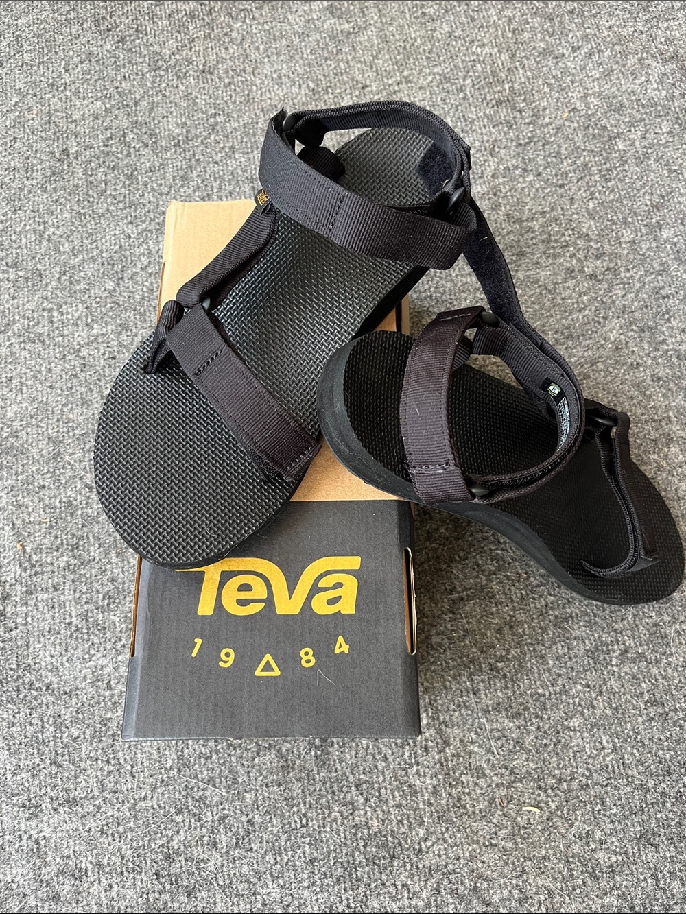 Teva Black Strappy Outdoor Sandals